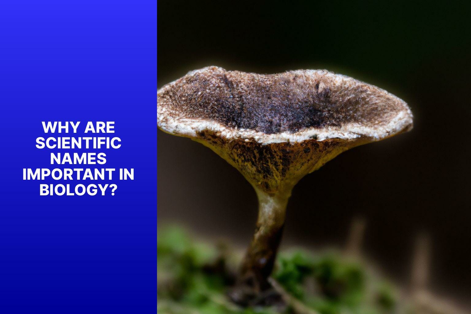 Why Are Scientific Names Important in Biology? - scientific name for mushroom 