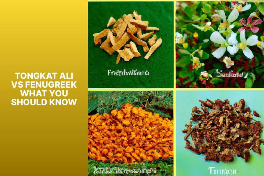 Comparing Tongkat Ali and Fenugreek: What You Should Know.