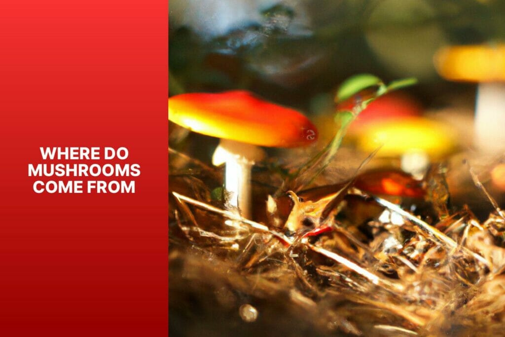 Mushrooms origin.